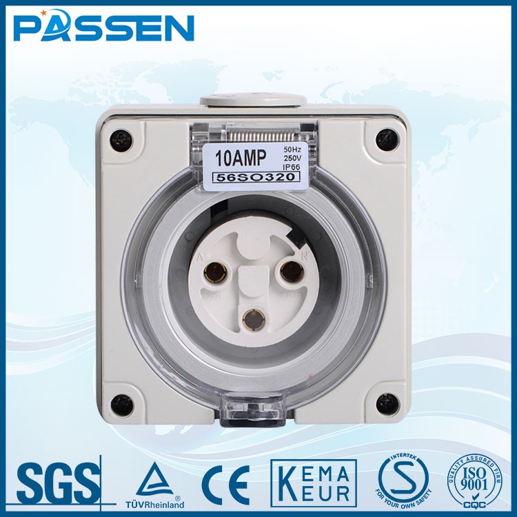 PASSEN Waterproof Industrial Socket 